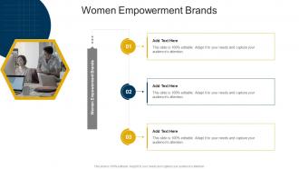 Women Empowerment Brands In Powerpoint And Google Slides Cpb