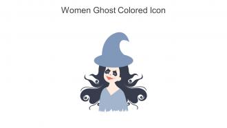 Women Ghost Colored Icon In Powerpoint Pptx Png And Editable Eps Format