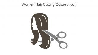 Women Hair Cutting Colored Icon In Powerpoint Pptx Png And Editable Eps Format