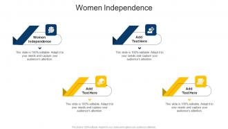 Women Independence In Powerpoint And Google Slides Cpb