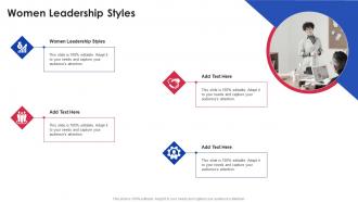 Women Leadership Styles In Powerpoint And Google Slides Cpb