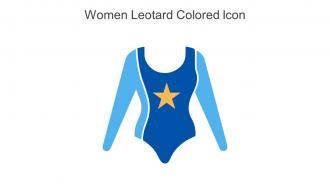 Women Leotard Colored Icon In Powerpoint Pptx Png And Editable Eps Format