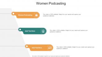 Women Podcasting In Powerpoint And Google Slides Cpb