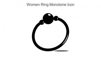 Women Ring Monotone Icon In Powerpoint Pptx Png And Editable Eps Format