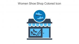 Women Shoe Shop Colored Icon In Powerpoint Pptx Png And Editable Eps Format