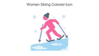 Women Skiing Colored Icon In Powerpoint Pptx Png And Editable Eps Format