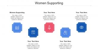 Women Supporting Ppt Powerpoint Presentation Outline Vector Cpb