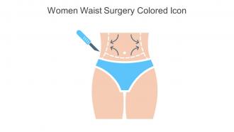 Women Waist Surgery Colored Icon In Powerpoint Pptx Png And Editable Eps Format
