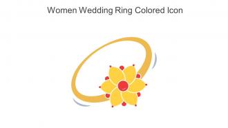 Women Wedding Ring Colored Icon In Powerpoint Pptx Png And Editable Eps Format