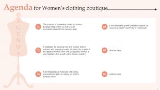 Womens Clothing Boutique Powerpoint Presentation Slides Interactive Appealing