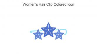 Womens Hair Clip Colored Icon In Powerpoint Pptx Png And Editable Eps Format