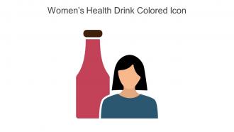 Womens Health Drink Colored Icon In Powerpoint Pptx Png And Editable Eps Format