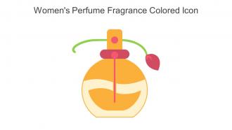 Womens Perfume Fragrance Colored Icon In Powerpoint Pptx Png And Editable Eps Format