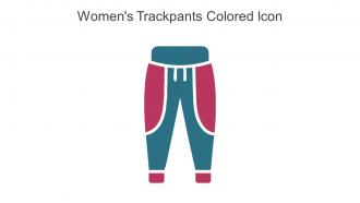 Womens Trackpants Colored Icon In Powerpoint Pptx Png And Editable Eps Format