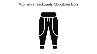 Womens Trackpants Monotone Icon In Powerpoint Pptx Png And Editable Eps Format