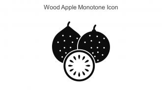 Wood Apple Monotone Icon In Powerpoint Pptx Png And Editable Eps Format