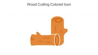 Wood Cutting Colored Icon In Powerpoint Pptx Png And Editable Eps Format