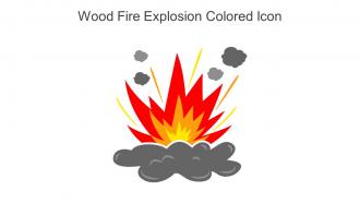 Wood Fire Explosion Colored Icon In Powerpoint Pptx Png And Editable Eps Format