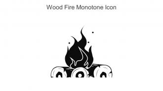 Wood Fire Monotone Icon In Powerpoint Pptx Png And Editable Eps Format