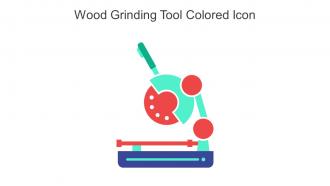 Wood Grinding Tool Colored Icon In Powerpoint Pptx Png And Editable Eps Format