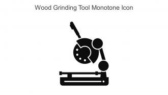 Wood Grinding Tool Monotone Icon In Powerpoint Pptx Png And Editable Eps Format