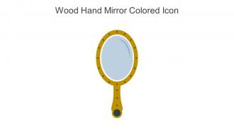 Wood Hand Mirror Colored Icon In Powerpoint Pptx Png And Editable Eps Format