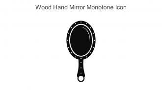 Wood Hand Mirror Monotone Icon In Powerpoint Pptx Png And Editable Eps Format