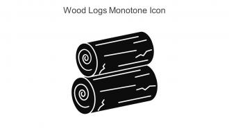 Wood Logs Monotone Icon In Powerpoint Pptx Png And Editable Eps Format