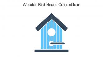 Wooden Bird House Colored Icon In Powerpoint Pptx Png And Editable Eps Format