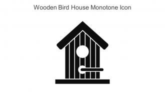 Wooden Bird House Monotone Icon In Powerpoint Pptx Png And Editable Eps Format
