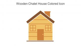Wooden Chalet House Colored Icon In Powerpoint Pptx Png And Editable Eps Format