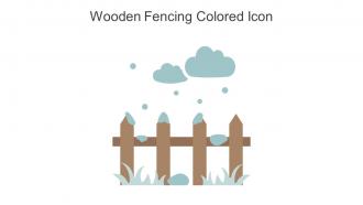 Wooden Fencing Colored Icon In Powerpoint Pptx Png And Editable Eps Format