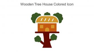 Wooden Tree House Colored Icon In Powerpoint Pptx Png And Editable Eps Format