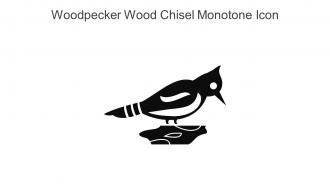 Woodpecker Wood Chisel Monotone Icon In Powerpoint Pptx Png And Editable Eps Format
