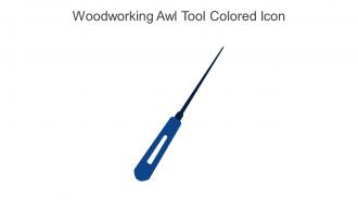 Woodworking Awl Tool Colored Icon In Powerpoint Pptx Png And Editable Eps Format
