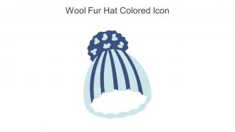 Wool Fur Hat Colored Icon In Powerpoint Pptx Png And Editable Eps Format