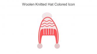 Woolen Knitted Hat Colored Icon In Powerpoint Pptx Png And Editable Eps Format