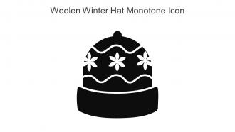 Woolen Winter Hat Monotone Icon In Powerpoint Pptx Png And Editable Eps Format
