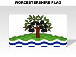 Worcestershire country powerpoint flags
