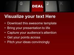 Word deal on computer keyword business powerpoint templates ppt backgrounds for slides 0113