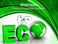 Word eco globe and tree powerpoint templates ppt themes and graphics 0113