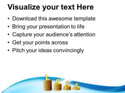 Word loss on stack of coins powerpoint templates ppt themes and graphics 0213