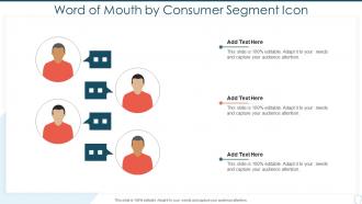 Word of mouth by consumer segment icon