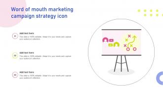 Word Of Mouth Marketing Campaign Strategy Icon
