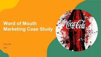 Word Of Mouth Marketing Case Study PPT Outline AT