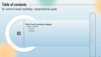 Word Of Mouth Marketing Comprehensive Guide Powerpoint Presentation Slides MKT CD V Attractive Designed