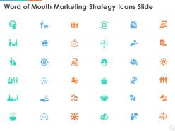 Word of mouth marketing strategy icons slide ppt powerpoint presentation inspiration rules