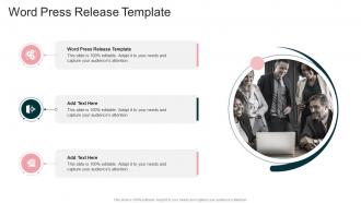 Word Press Release Template In Powerpoint And Google Slides Cpb