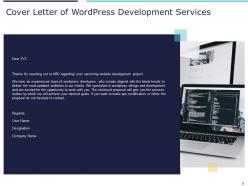 Wordpress Development Proposal Template Powerpoint Presentation Slides