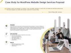 Wordpress web design proposal powerpoint presentation slides